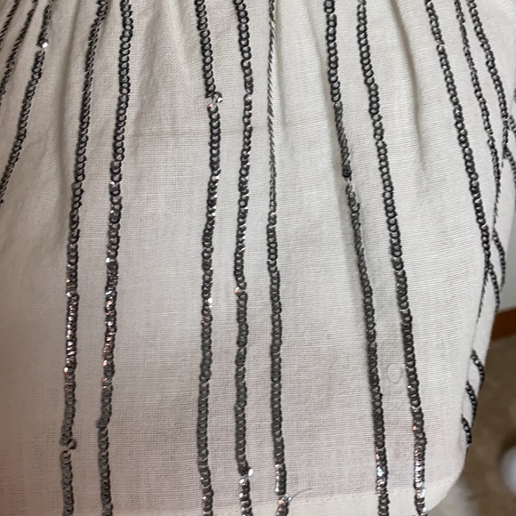 Anthropologie NWT Gorgeous White Top Size S - Picture 4 of 10